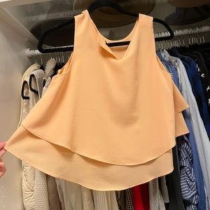 ZARA xs pink flowy top